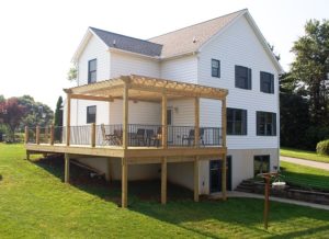 Home and deck built by Mt. Tabor Builders in Hagerstown, MD