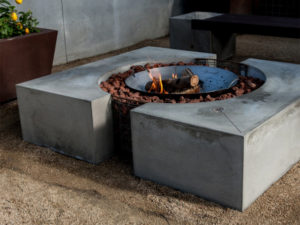 New concrete for outdoor living spaces