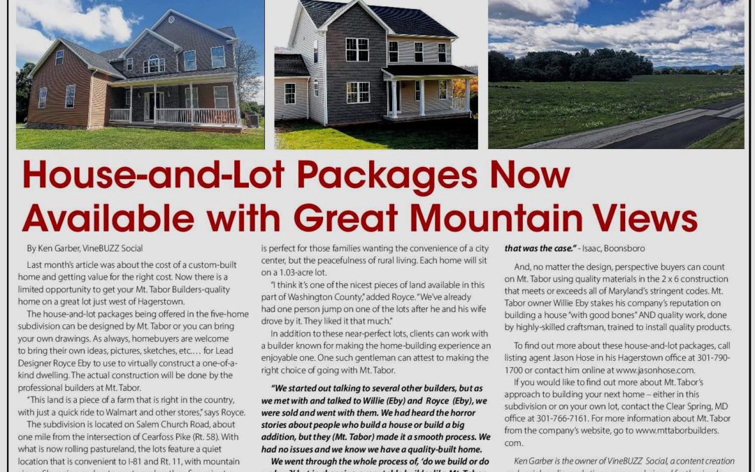 House and Lot Pkg Herald-Mail article from Sept. 2017
