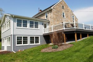 Custom addition and deck in Clear Spring, MD built by Mt. Tabor Builders of Clear Spring, MD