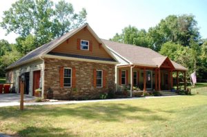 Custom craftsman-style home in Sharpsburg, MD built by Mt. Tabor Builders of Clear Spring, MD