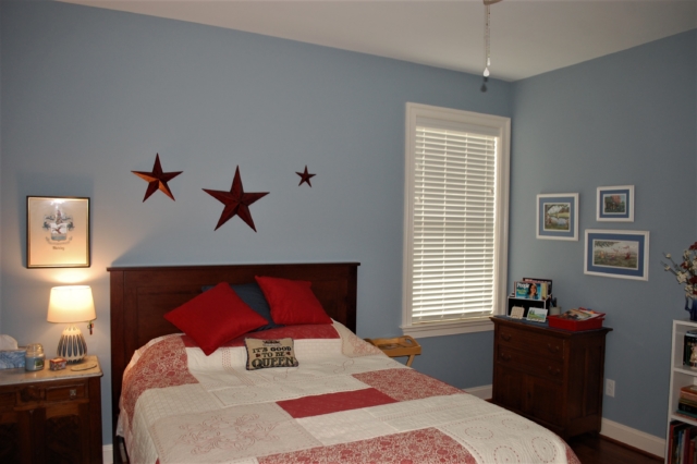 Williamsport, MD Cape Cod Bedroom in custom home built by Mt. Tabor Builders