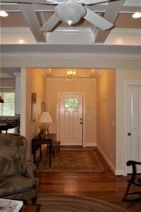 Williamsport, MD Cape Cod foyer in custom home built by Mt. Tabor Builders of Clear Spring, MD