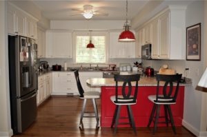 Williamsport, MD Cape Cod kitchen in custom home built by Mt. Tabor Builders of Clear Spring, MD