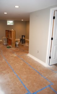 Basement finishing in Hagerstown, MD by Mt. Tabor Builders of Clear Spring, MD. We finish basements.