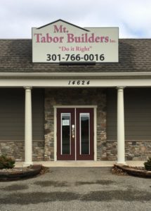 Mt. Tabor Builders office in Clear Spring, MD