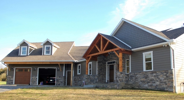 Greencastle, PA craftsman custom home built by Mt. Tabor Builders in Clear Spring, MD