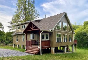 Mountain house in Paw Paw, WV built by Mt. Tabor Builders