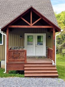 Mountain house in Paw Paw, WV built by Mt. Tabor Builders