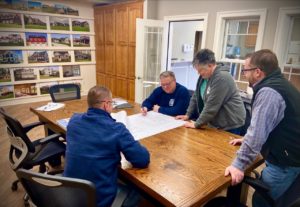 Meetings with Mt. Tabor Builders is key to a successful custom home project.