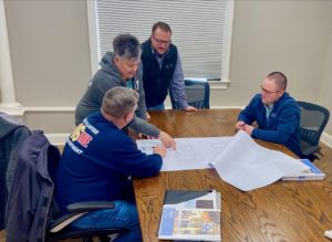 Meetings with Mt. Tabor Builders is key to a successful custom home project.
