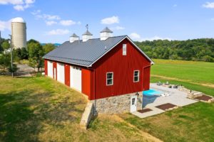 Custom barn renovation project by custom builder Mt. Tabor Builders in Clear Spring, MD