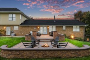 Outdoor living space designed and built by Mt. Tabor Builders of Clear Spring, MD