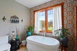 Cape Cod custom home bathroom by Mt. Tabor Builders in Clear Spring, MD