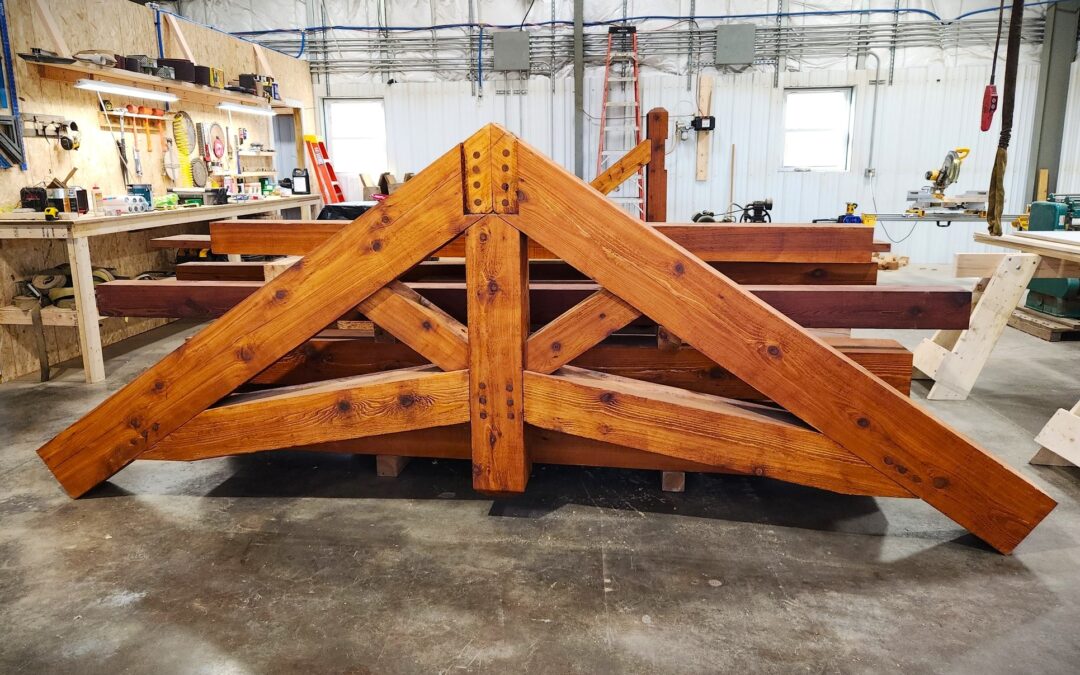 Mt. Tabor Builders Timber Frame Cutting Operation in Clear Spring, MD