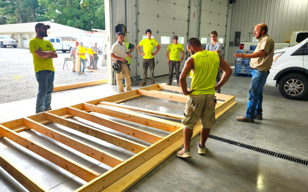 Mt. Tabor Builders mentoring young employees into professional builders and tradesmen.