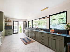 Kitchen with Andersen Windows installed by Mt. Tabor Builders of Clear Spring, MD