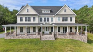 A custom home by Mt. Tabor Builders. it's one of several summer building projects completed by the Clear Spring, MD construction company.