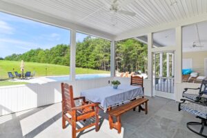Outdoor living space by Mt. Tabor Builders in Clear Spring, MD