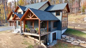 Custom home designed and built by Mt. Tabor Builders in Clear Spring, MD.