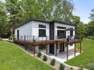 Modern custom home built by Mt. Tabor Builders in Clear Spring, MD