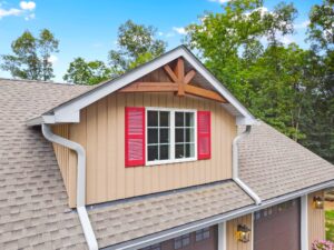 Whole-house renovation with timber frame accents done by Mt. Tabor Builders in Clear Spring, MD