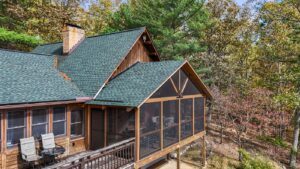 Porch designed and built by Mt. Tabor Builders of Clear Spring, MD