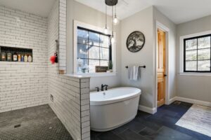 Mt. Tabor Builders custom home bathroom in Western Maryland.