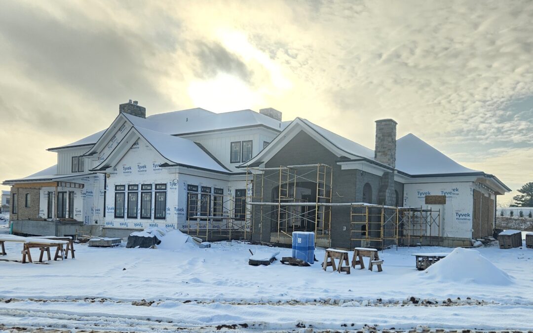 Mt. Tabor Builders home under construction in 2025.