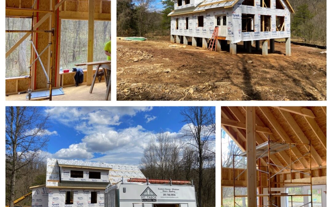 Paw Paw WV house montage Mt Tabor Builders